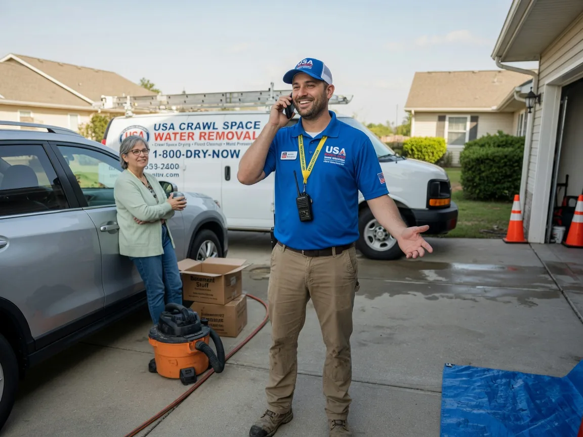 Crawl Space Water Removal Lecompte, LA FAQs